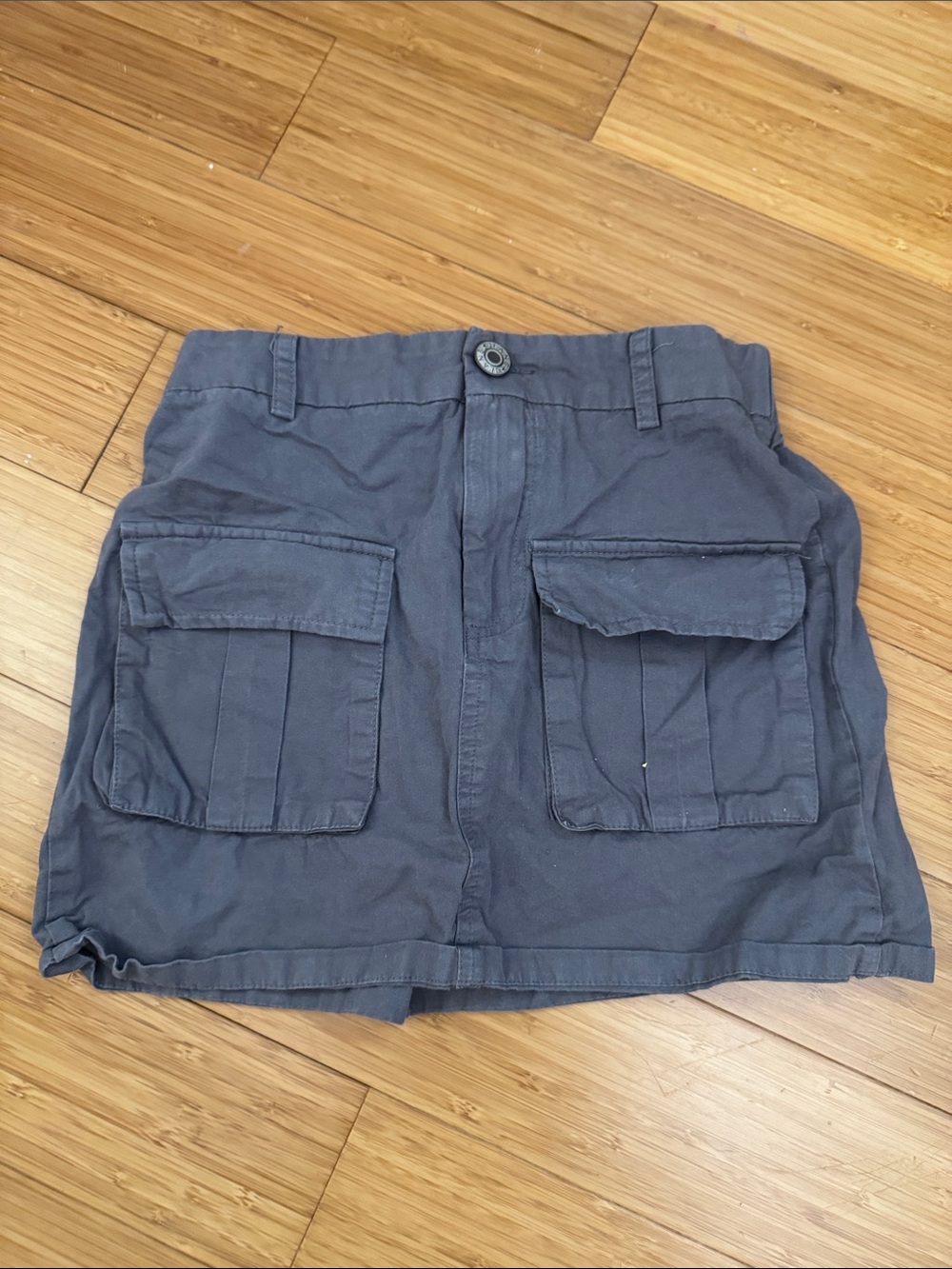SHEIN Navy Blue Cargo Pocket Skirt